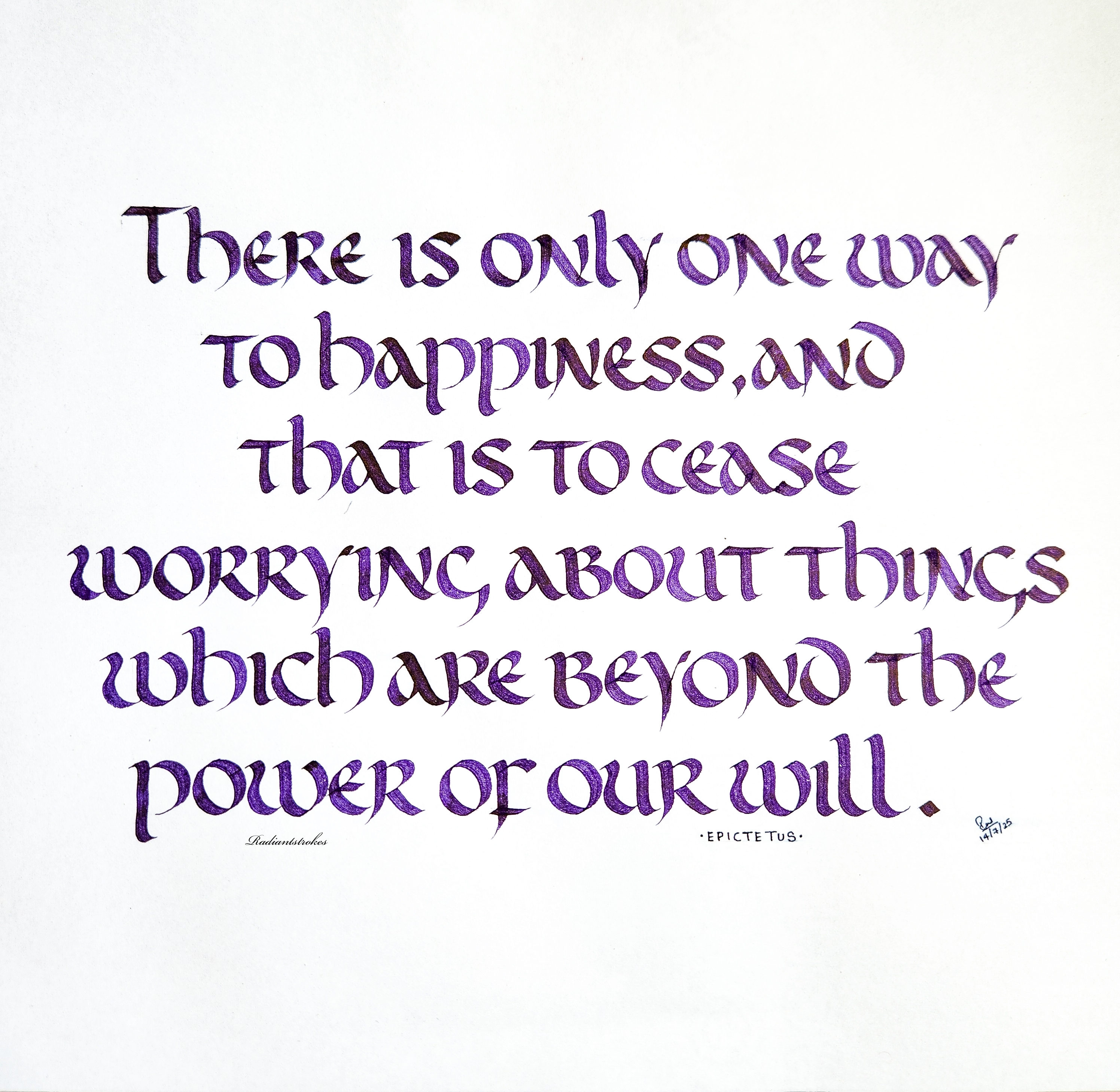 Calligraphy work