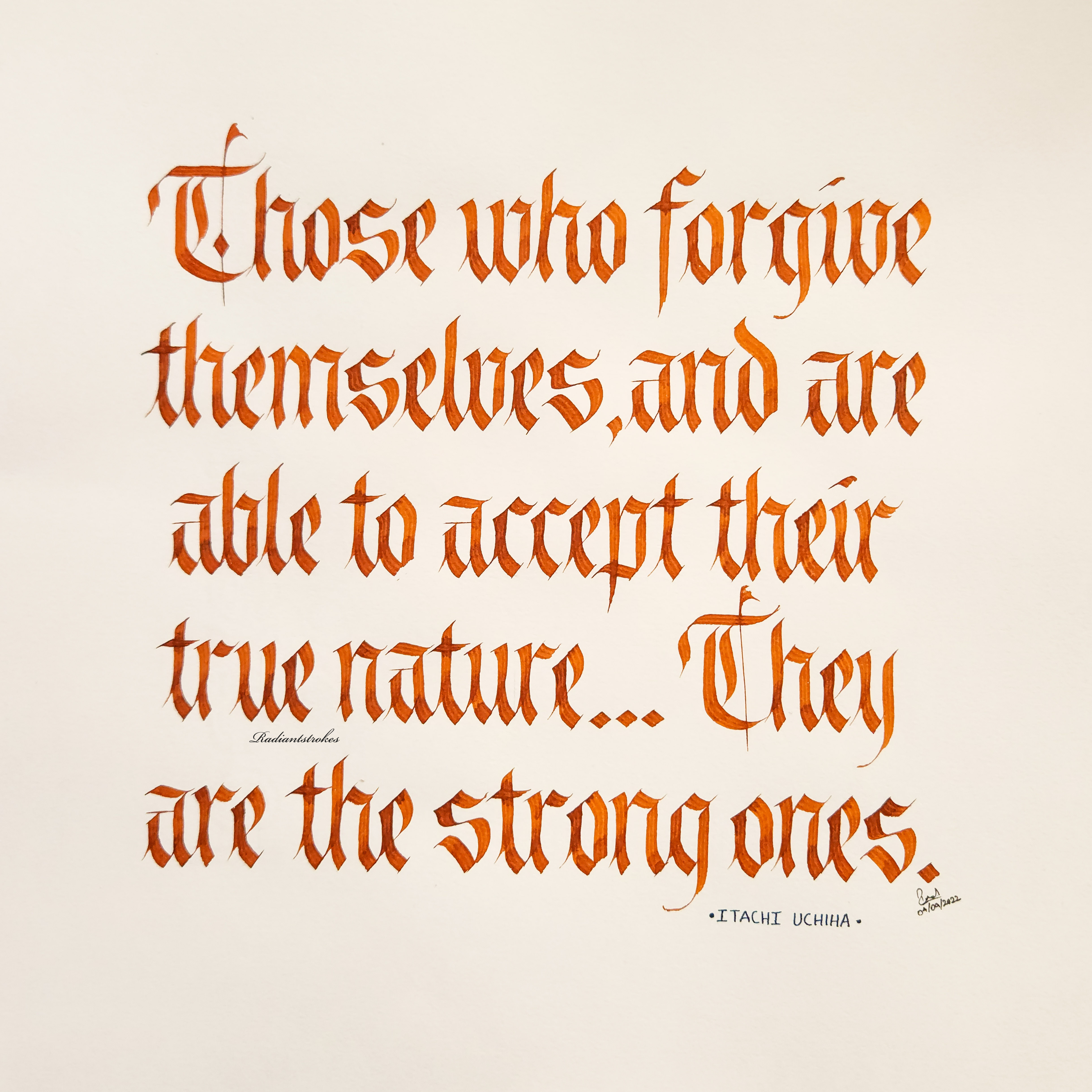 Calligraphy work